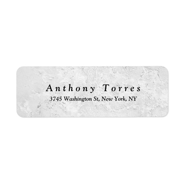 Étiquette Simple classique classique élégant texture murale  (Devant)