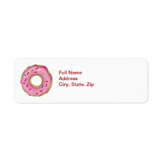 Étiquette Simple Donut congelé
