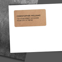 Simple Élégant Kraft Paper Business