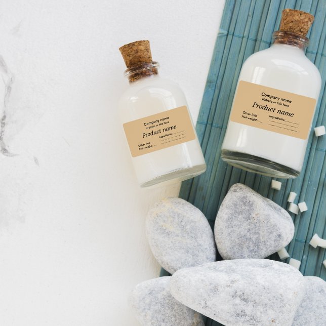 Étiquette Simple et élégant (Créateur téléchargé)