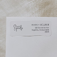 Simple moderne Neutral Baby Sprinkl Adresse de ret