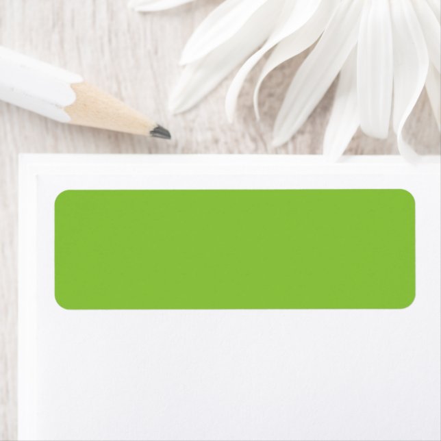 Étiquette Site Web avec un Arrière - plan vert et une fronti (En situation)
