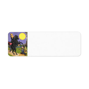 Étiquette Sleepy Hollow Ichabod Horseman sans tête Échange L