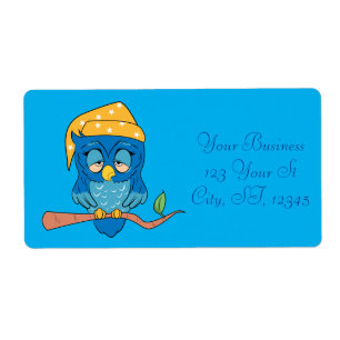 Étiquette Sleepy Owl Thunder_Cove