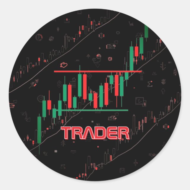 Étiquette Smart Stock Trader (Devant)