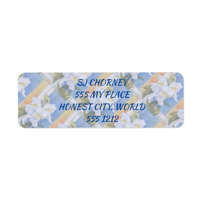 ÉTIQUETTE SNAPDRAGONS BLANCS (Devant)