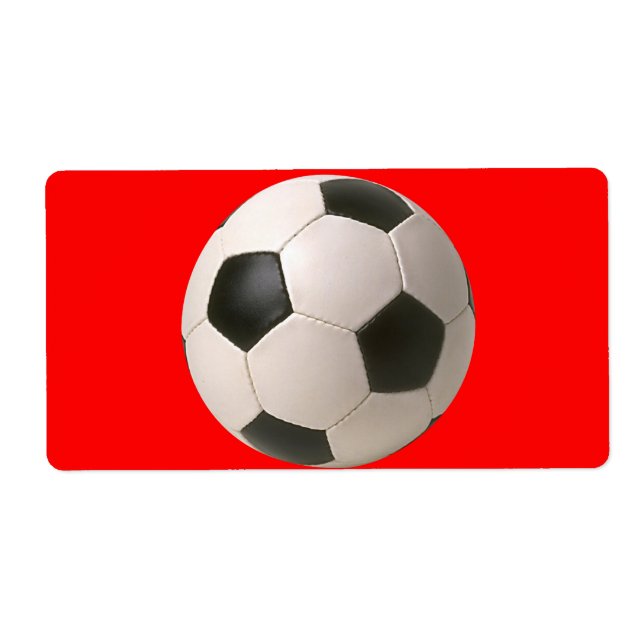 Étiquette Soccerball (Devant)