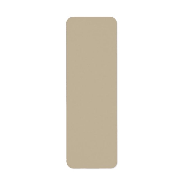 Étiquette Soft Light Beige Background – Wedding Design (Devant)