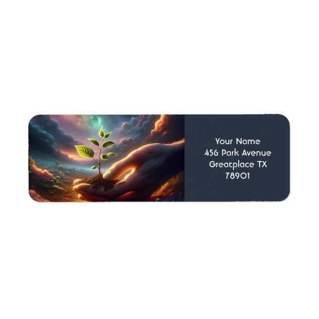 Étiquette Sol Plante mou Imaginaire (Devant)