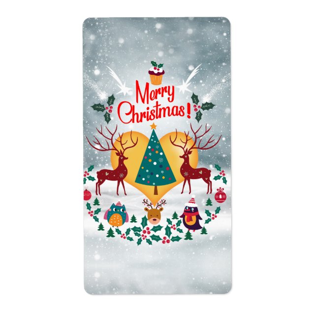 Étiquette Soul de Noël (Devant)