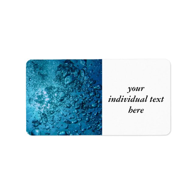 Étiquette sous l'eau 03 (Devant)