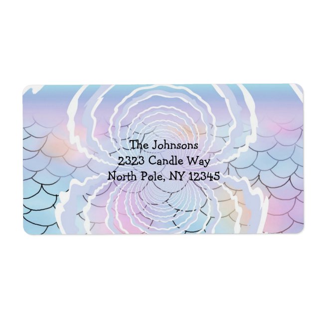 Étiquette Sous l'échelle de la mer Nouvelle adresse (Devant)