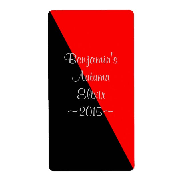 Étiquette spécial (Devant)