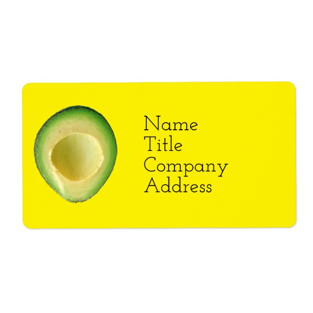 Étiquette Spirit Avocado 4Rita (Devant)