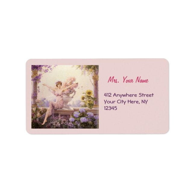 Étiquette Sprite Florale (Devant)