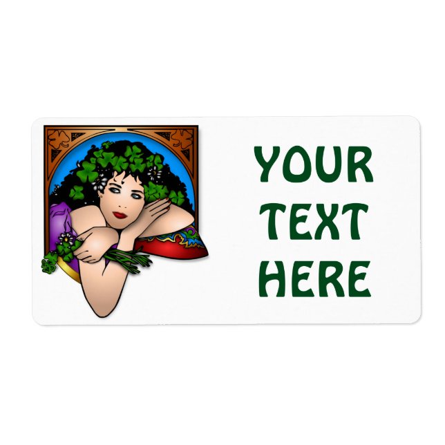 ÉTIQUETTE ST. LA FILLE DE PATRICK (Devant)