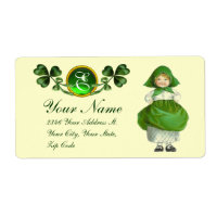 ST PATRICK'S DAY - IRLANDE, FILLE ET SHAMROCK