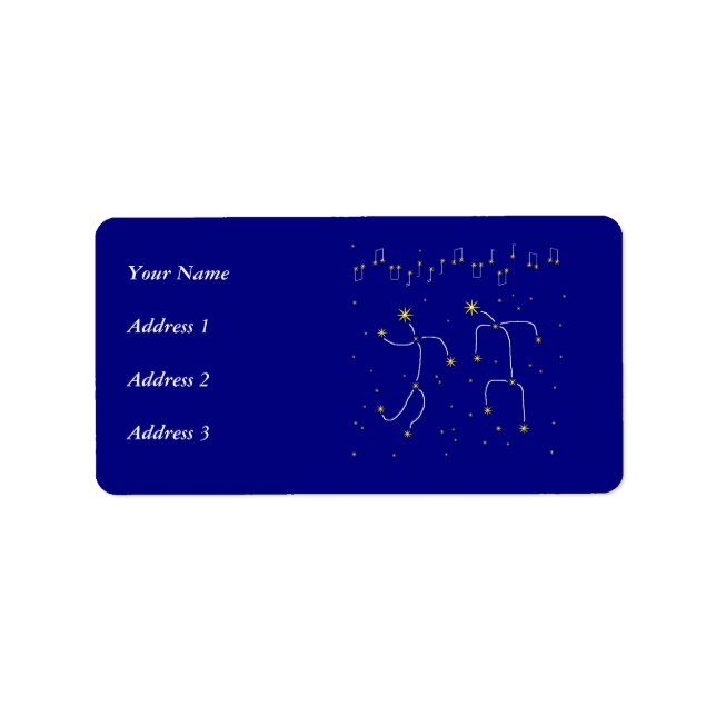 Étiquette Star Dance (Devant)