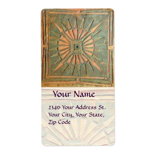 Étiquette STAR DU MATIN, vert, jaune brun blanc (Devant)