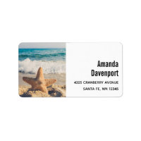 Starfish sur une plage de sable Photo