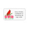 State Bird of Indiana Cardinal Adresse de retour