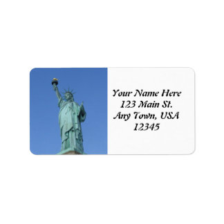 Étiquette Statue de la Liberté