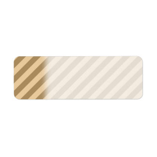 Étiquette Stripes Brown.