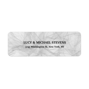 Étiquette Style rétro gris clair et créatif Famille classiqu