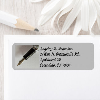 Étiquette Stylo Fontaine