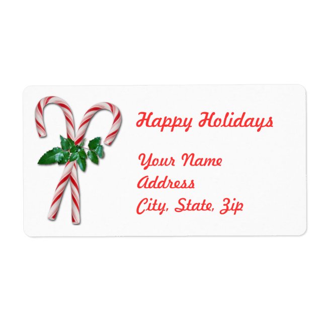 Étiquette Sucres de canne (Devant)