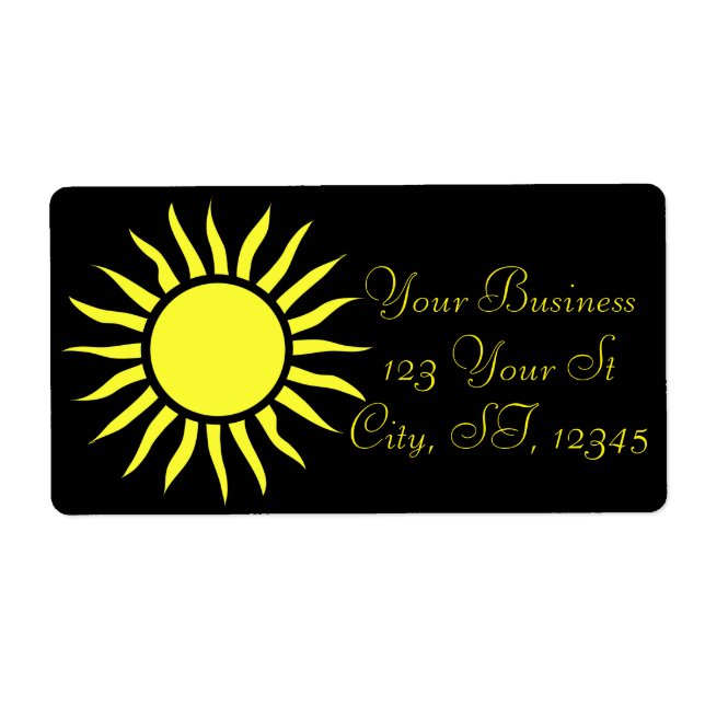 Étiquette Sun Thunder_Cove (Devant)