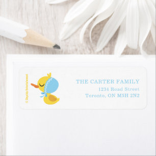 Étiquette Super simple   5 Baby shower Garçon Petit Canards