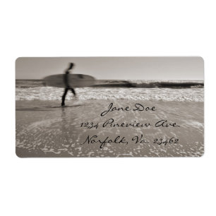 Étiquette Surfer par Shirley Taylor