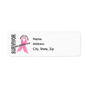 Étiquette Survivant 1 de CANCER DU SEIN