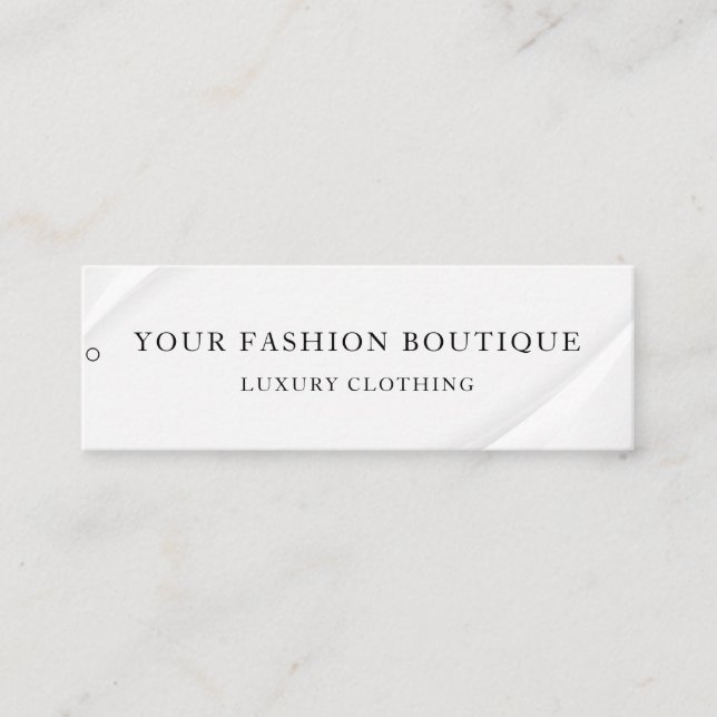 Étiquette Suspendue de Marque de Vêtements de Logo (Devant)