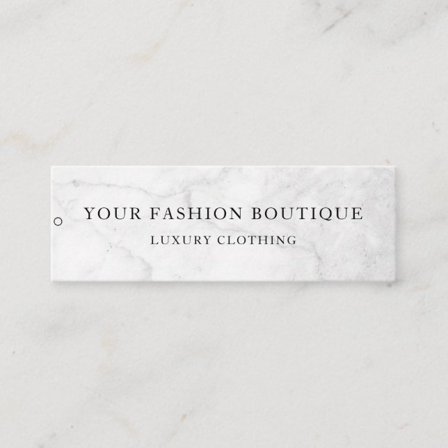Étiquette Suspendue de Marque de Vêtements de Logo (Devant)