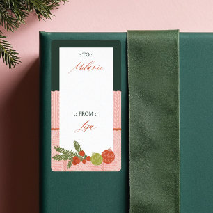 Étiquette Sweat rose Cosy & Chaud À Partir De Vacances