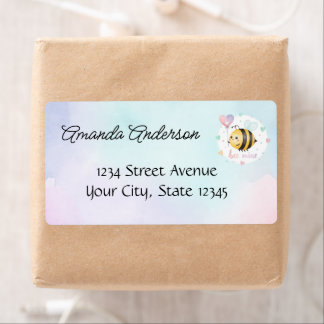 Étiquette Sweet Bee First Birthday Personalized