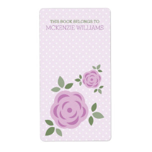 Étiquette Sweet Lavender Floral