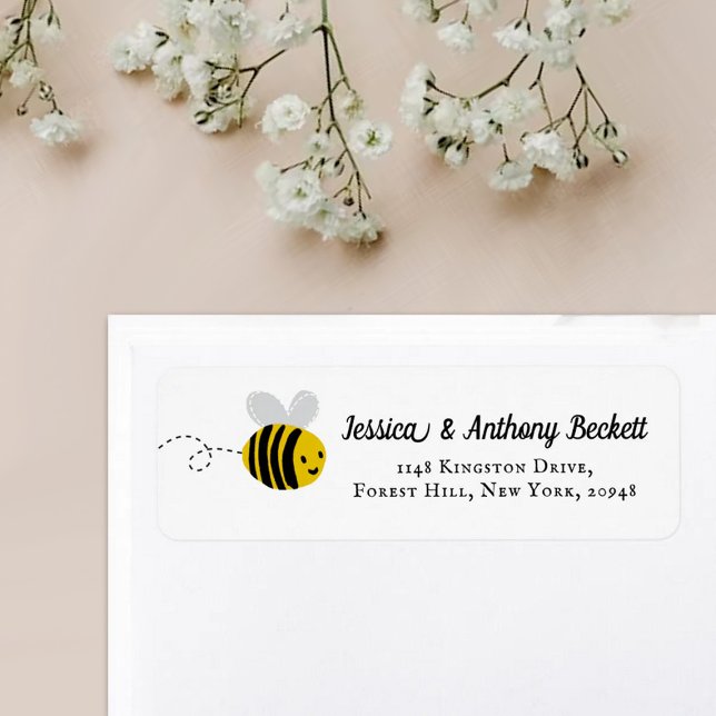 Étiquette Sweet Little Honey Bee Return Address Labels (Créateur téléchargé)