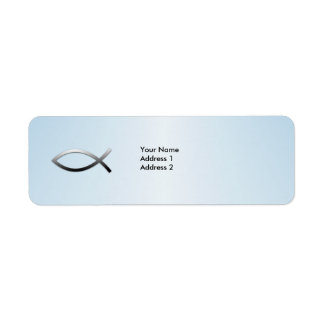 Étiquette Symbole chrétien Ichthys Jesus Fish