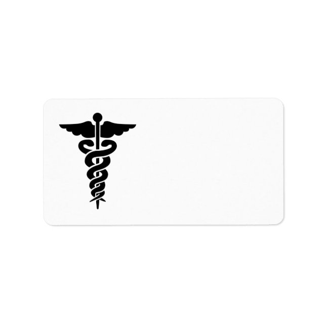 Étiquette Symbole médical de Nurses et Doctors (Devant)