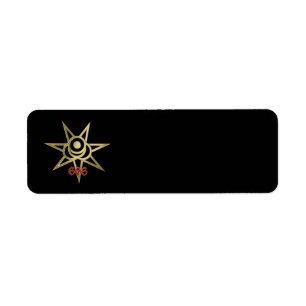 Étiquette Symbole occulte septagram