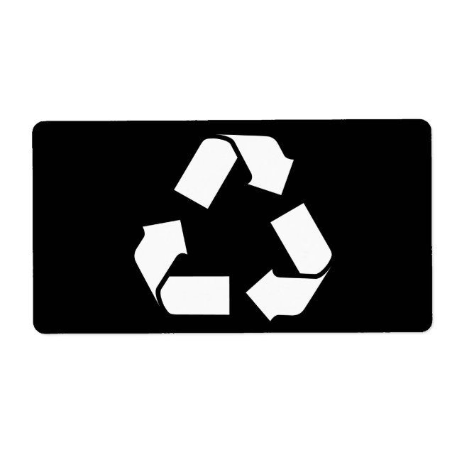 ÉTIQUETTE SYMBOLE RECYCLE (Devant)