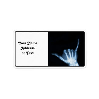 Étiquette SYMBOLE Shaka X-Ray (Perdre la main)