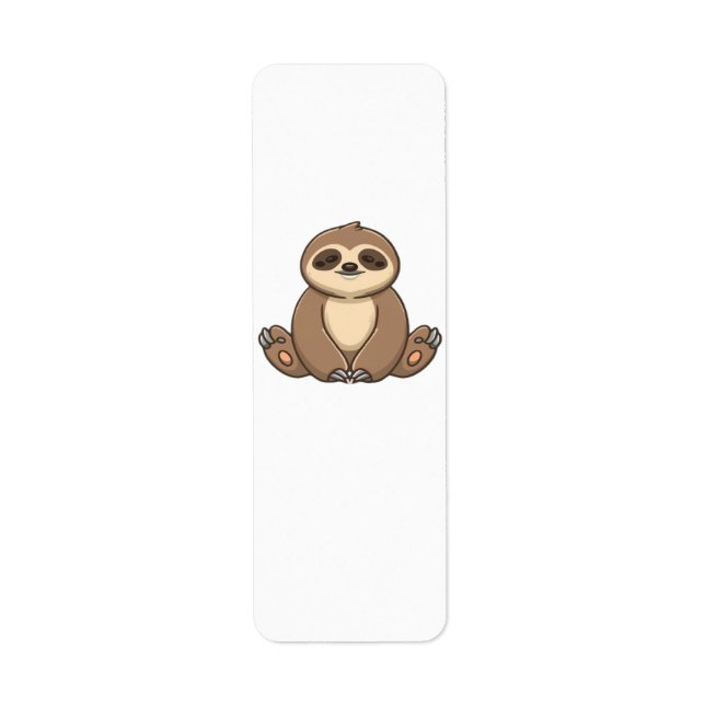 Étiquette T-Shirt Classique Cozy Sloth (Devant)