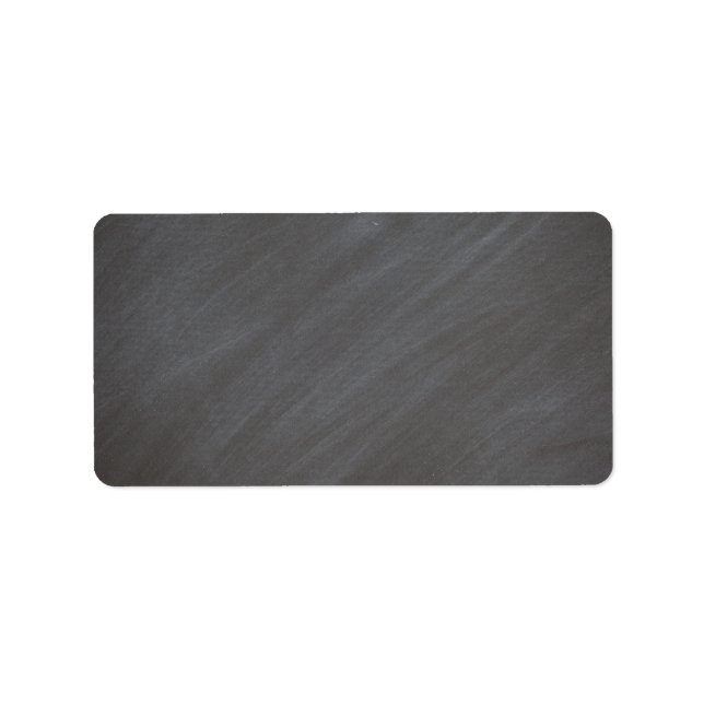 Étiquette Tableau noir Arrière - plan style rétro noir (Devant)