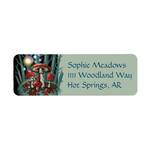 Étiquette Tabourets Enchantés (Devant)