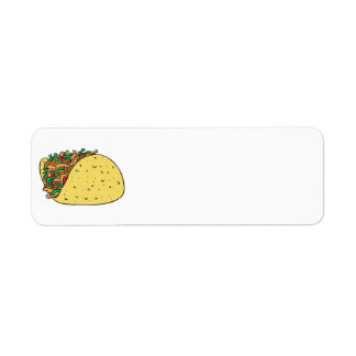 Étiquette taco super farci