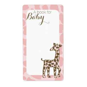 Étiquette Tags du livre Giraffe rose
